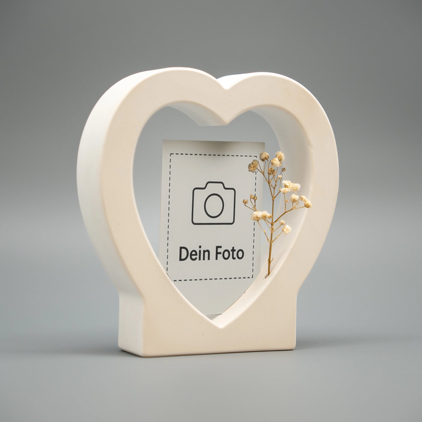Polaroid Halter Herz PERSONALISIERT - für 54x86 mm