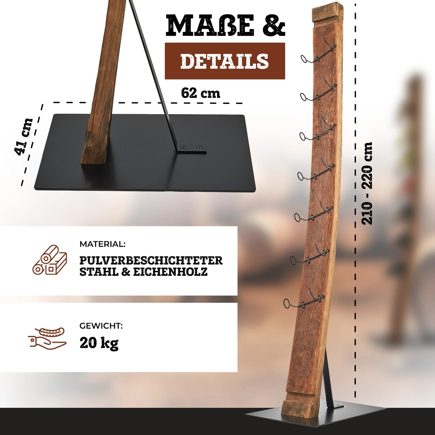 Weinständer aus Fassdaube - MühlenWerk