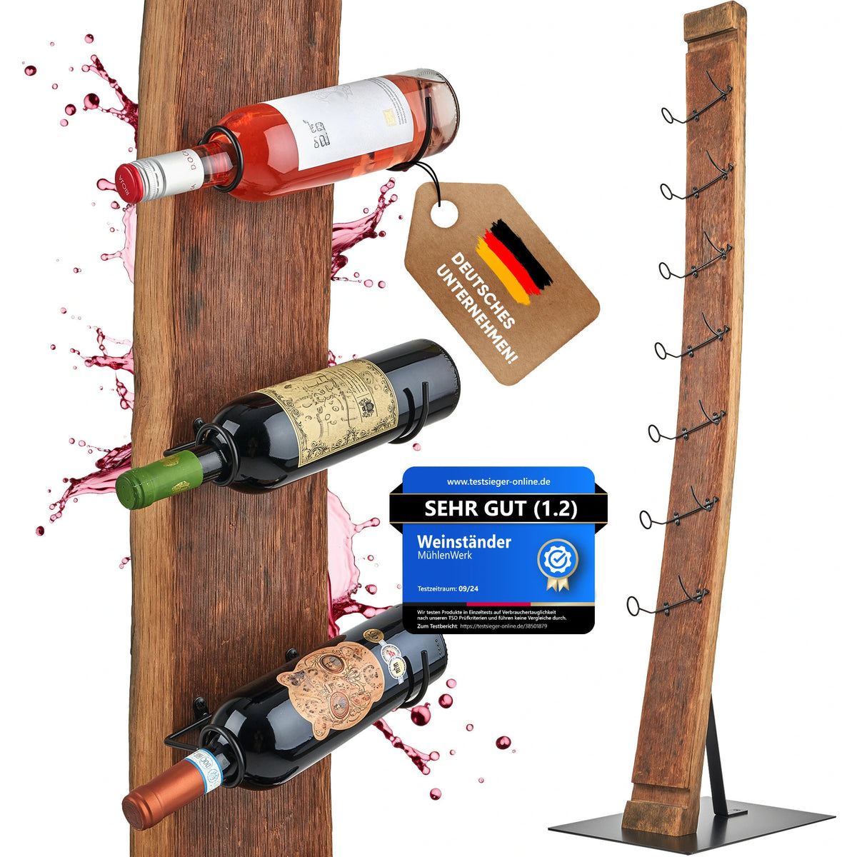 Weinständer aus Fassdaube – MühlenWerk