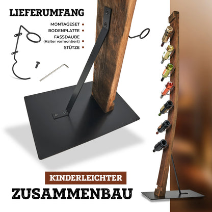 Weinständer aus Fassdaube