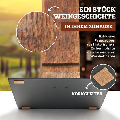 Weinständer aus Fassdaube
