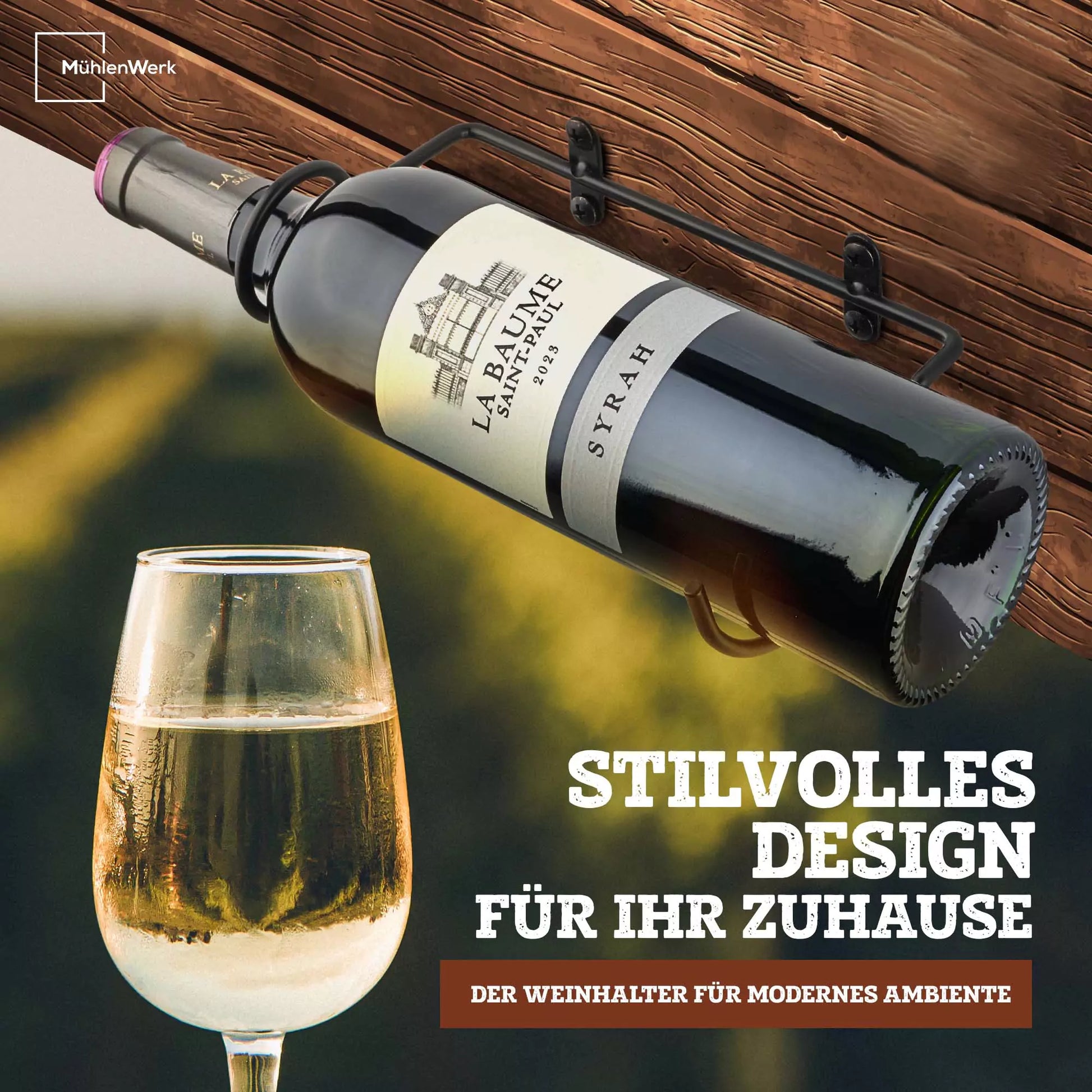 DIY Weinhalter Metall - MühlenWerk