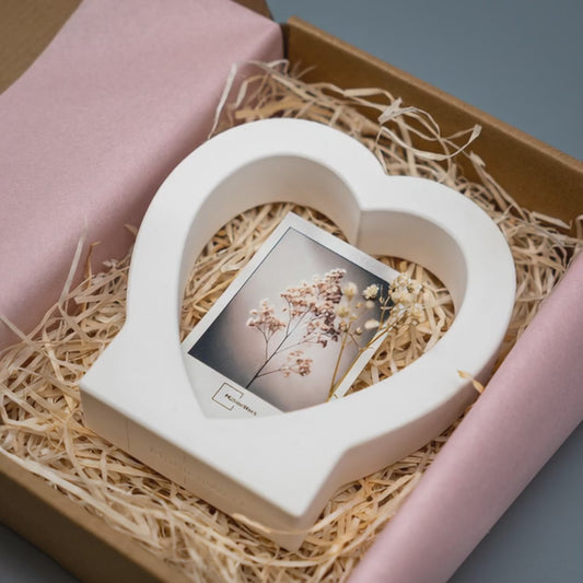 Polaroid Halter Herz PERSONALISIERT - für 54x86 mm